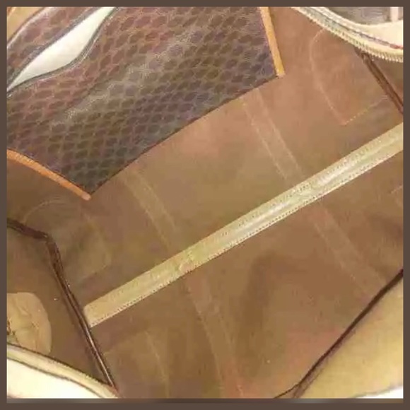 CELINE Macadam Pattern Boston Bag with Padlock Key - Picture 9 of 11